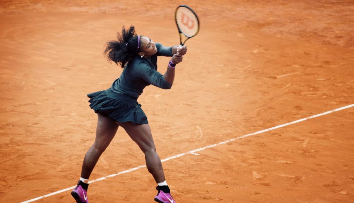 Serena's racquet goes too fast for 1/640